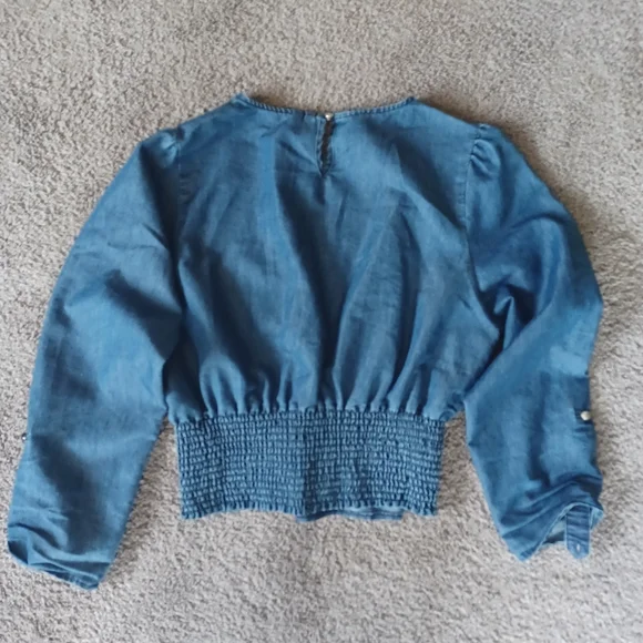 Star style chambry blouse - Picture 6 of 6